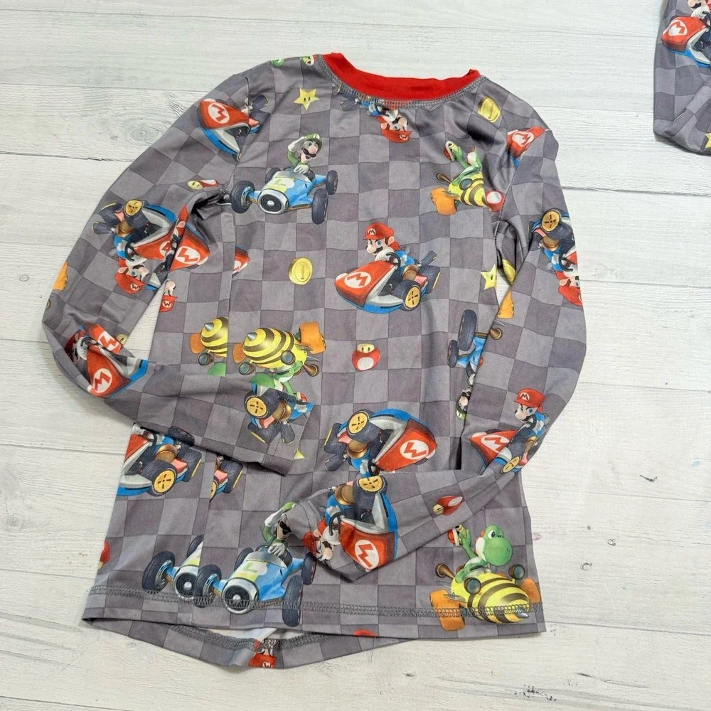 cuddl duds‎ mario kart kids baselayer set youth small